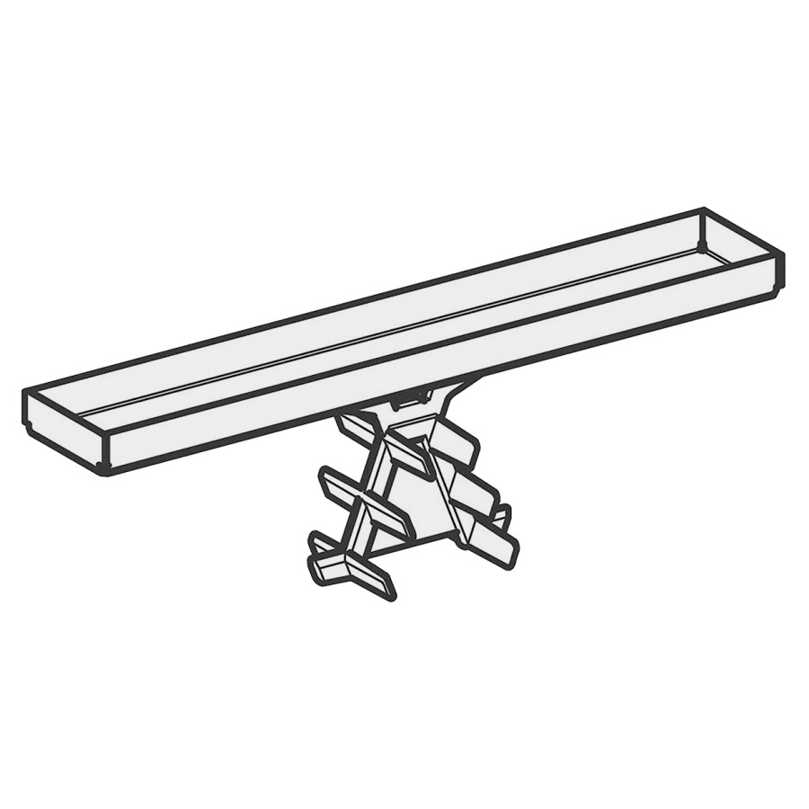 Plaque de recouvrement GEBERIT
pour rigole de douche
CleanLine à carreler