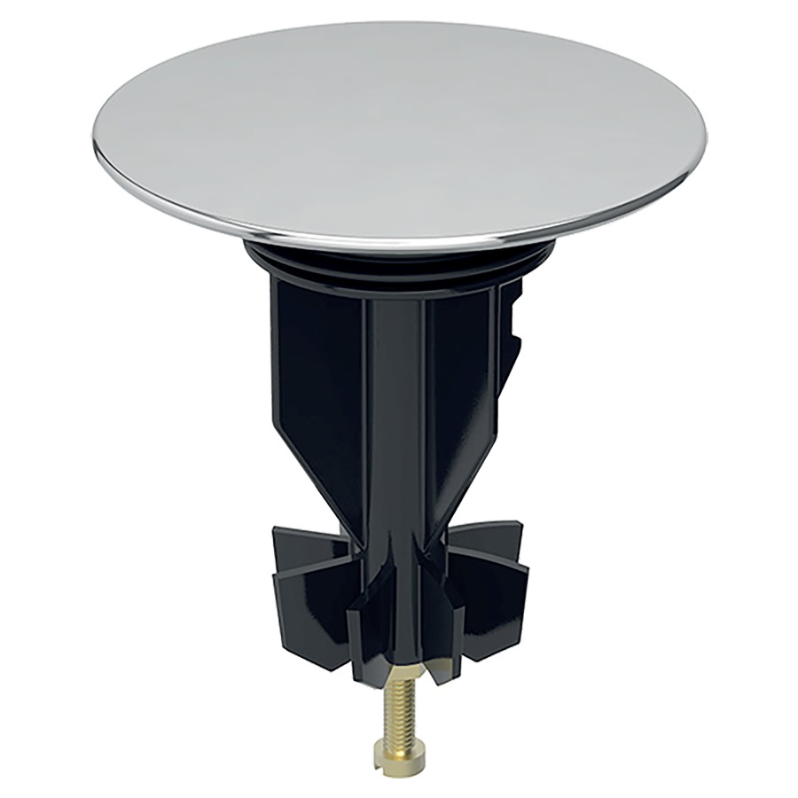 Recouvrement soupape GEBERIT
pour siphon de lavabo
modèle gain de place, avec
déclenchement par levier