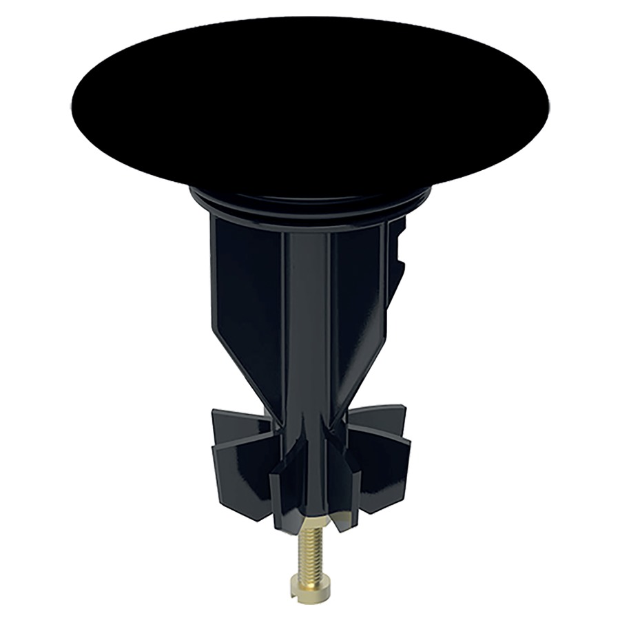 Recouvrement soupape GEBERIT
pour siphon de lavabo
modèle gain de place, avec
déclenchement par levier