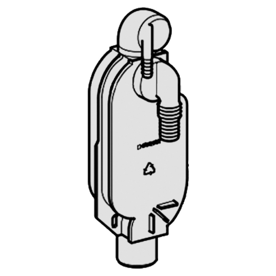 Siphon avec 2 raccordements