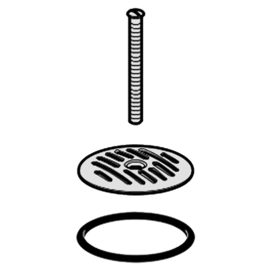 Set de grille avec joint torique et vis