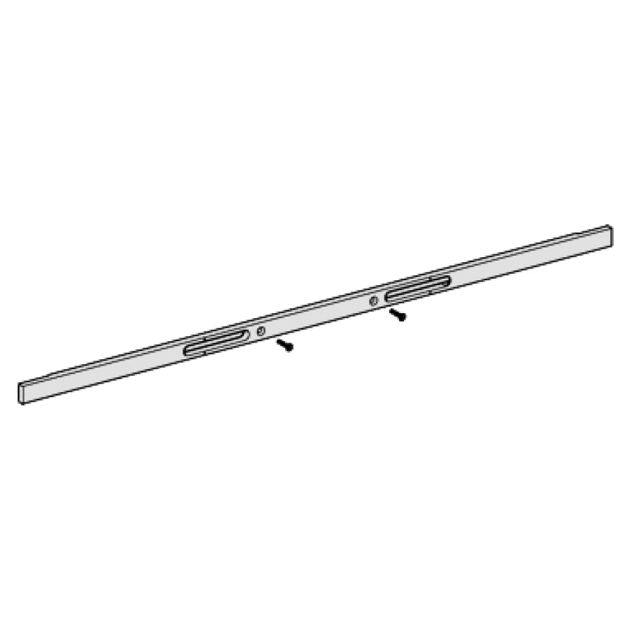Rail de fixation pour lavabo, complet