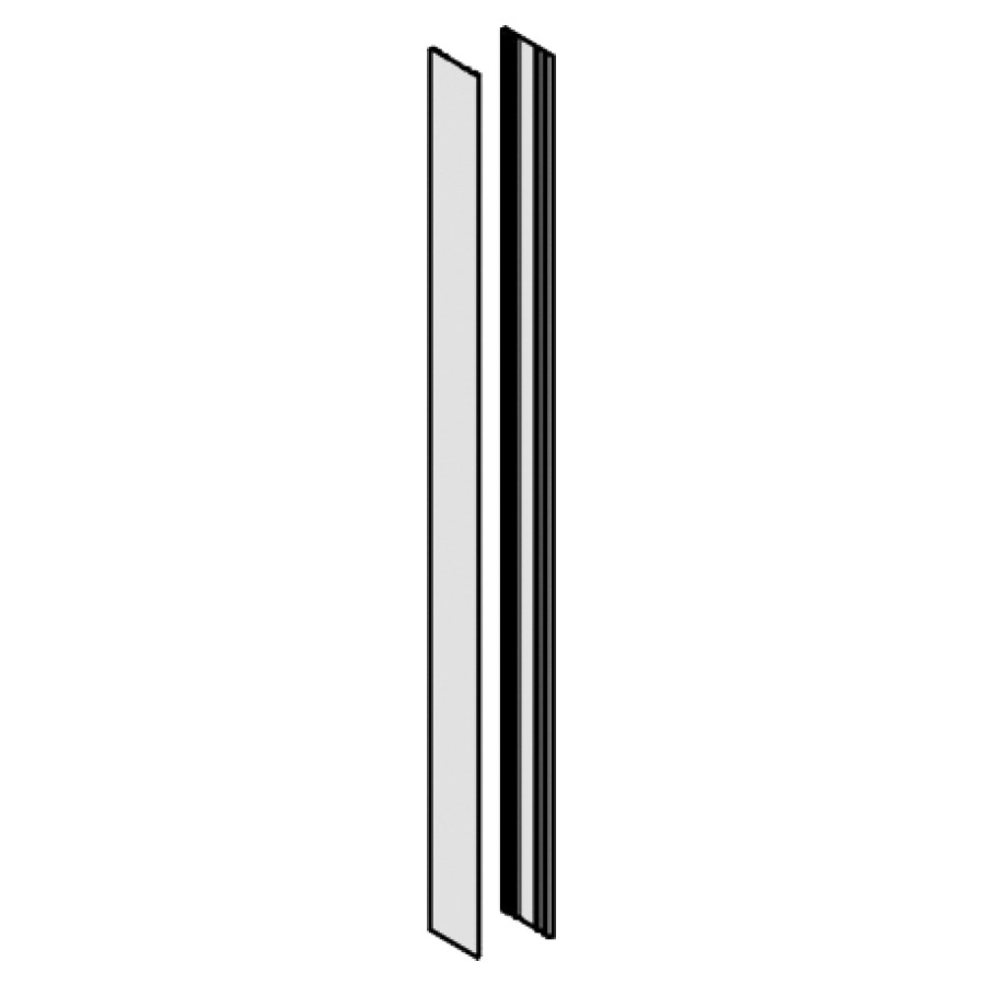 Revêtement latéral pour lavabo, 1 pièce