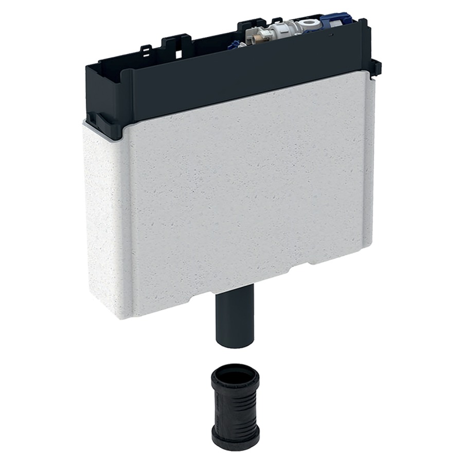 Chasse d'eau complète MONOLITH
avec adaptateur pour tuyau
de chasse