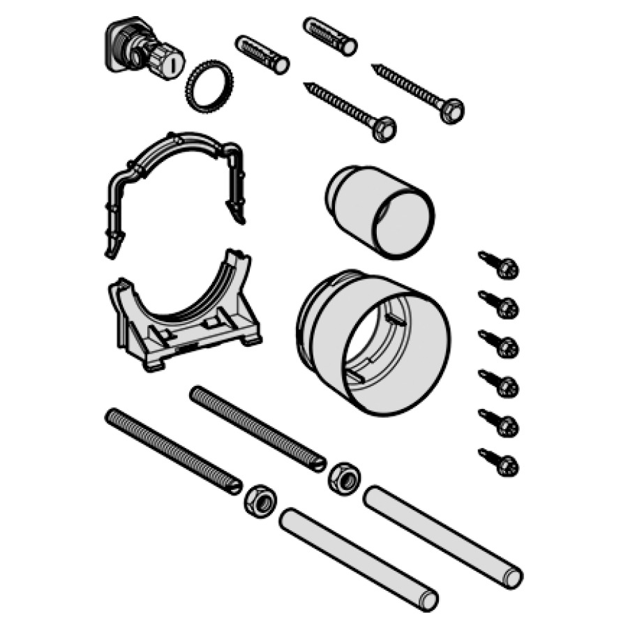 Accessoire de montage complet pour Duofix