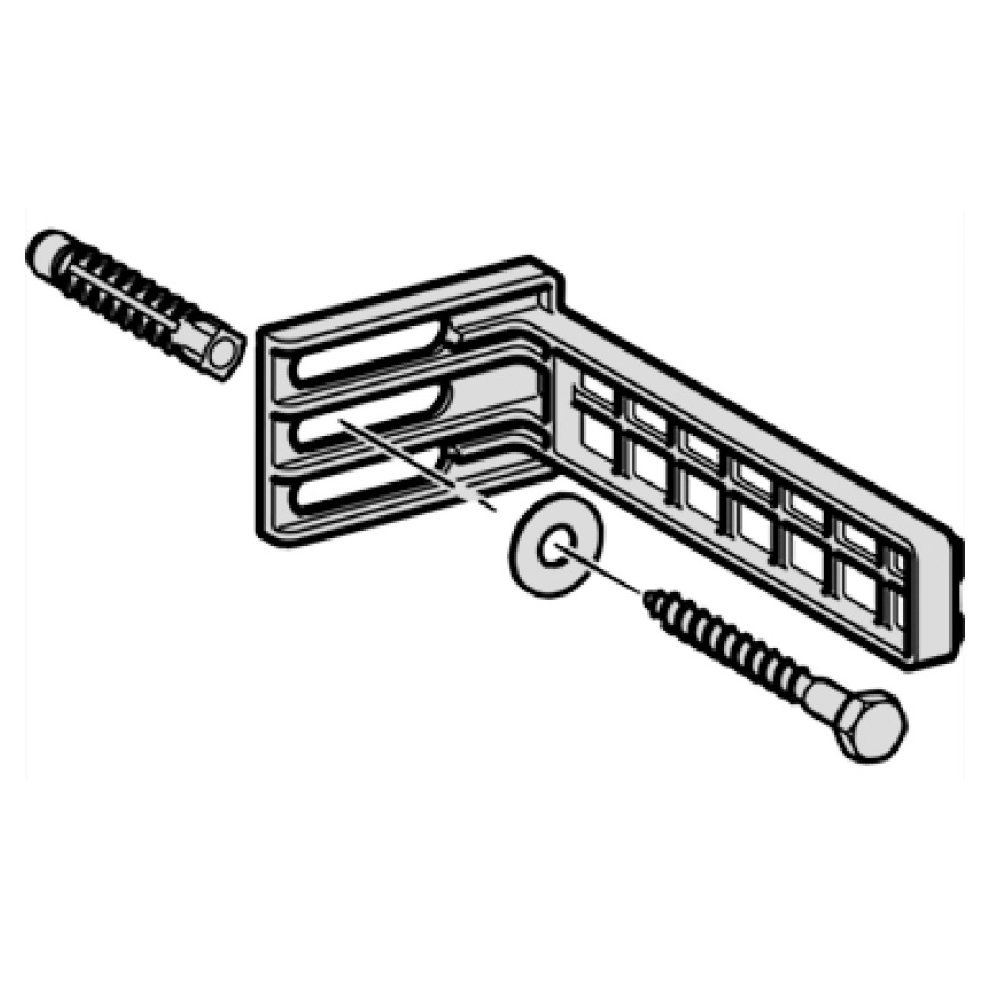 Equerre de fixation 16 cm Geberit