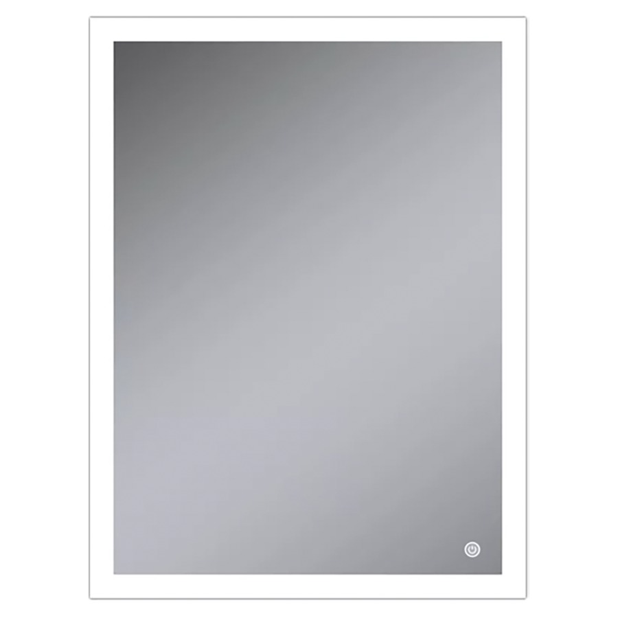 Miroir lumineux FARO LED
50 x 70 x 3.3 cm
cadre aluminium, commande
par sensor Touch, anti buée
barre LED avec deux teintes
4000/6000 Kelvin, IP44