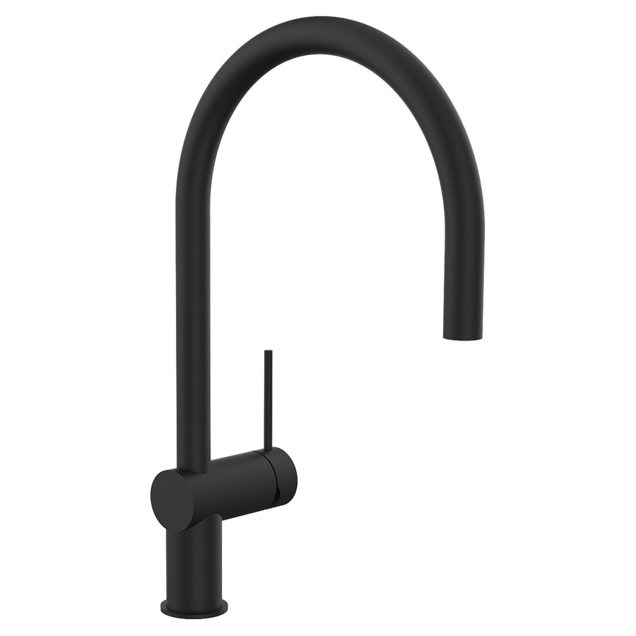 Mélangeur d'évier TWINPLUS SLIM
saillie 225 mm, goulot orientable 180°
Eco+, eau froide en position verticale
 débit 7.7 (L/min), groupe acoustique&nbsp;I