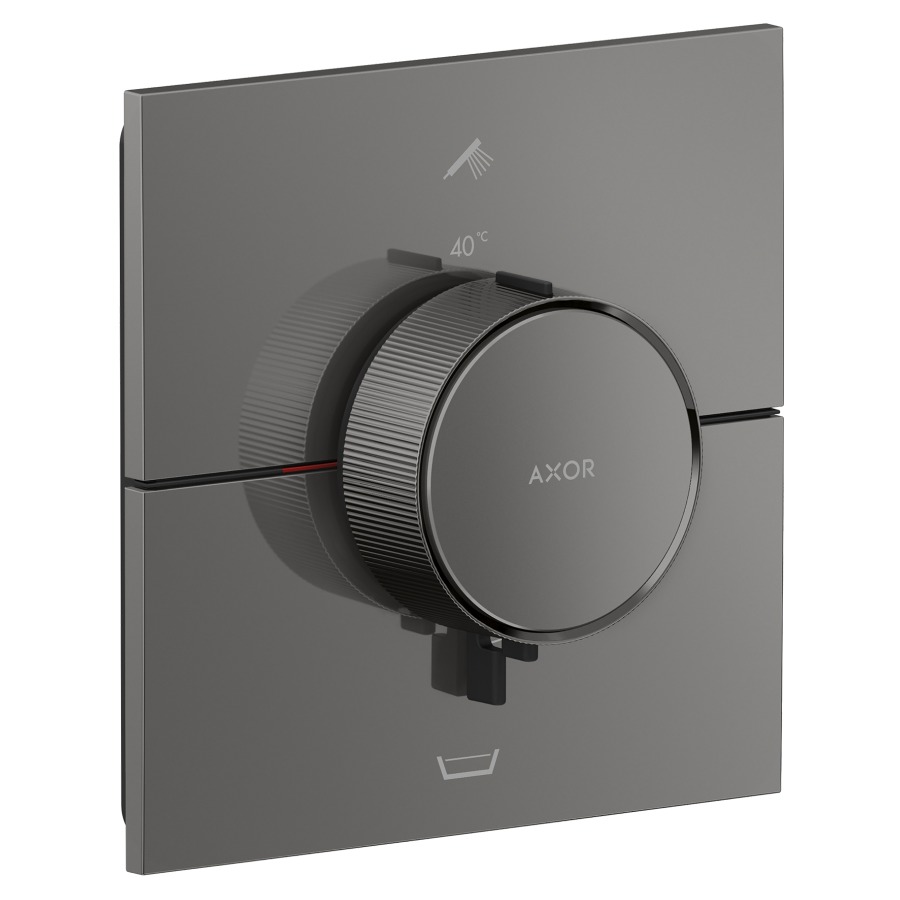 Thermostat ShowerSelect ID UP
anguleux 15.5 x  15.5 cm, 2&nbsp;raccordements
poussoir-select, soupape Start/Stop pour la commande des consommateurs
avec combinaison de sécurité intégrée
débit 26 (L/min) maximum
débit sortie supérieure et inférieure 
23 (L/min), sans corps à encastrer 757049
groupe acoustique&nbsp;I