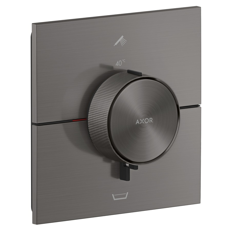 Thermostat ShowerSelect ID UP
anguleux 15.5 x  15.5 cm, 2&nbsp;raccordements
poussoir-select, soupape Start/Stop pour la commande des consommateurs
avec combinaison de sécurité intégrée
débit 26 (L/min) maximum
débit sortie supérieure et inférieure 
23 (L/min), sans corps à encastrer 757049
groupe acoustique&nbsp;I