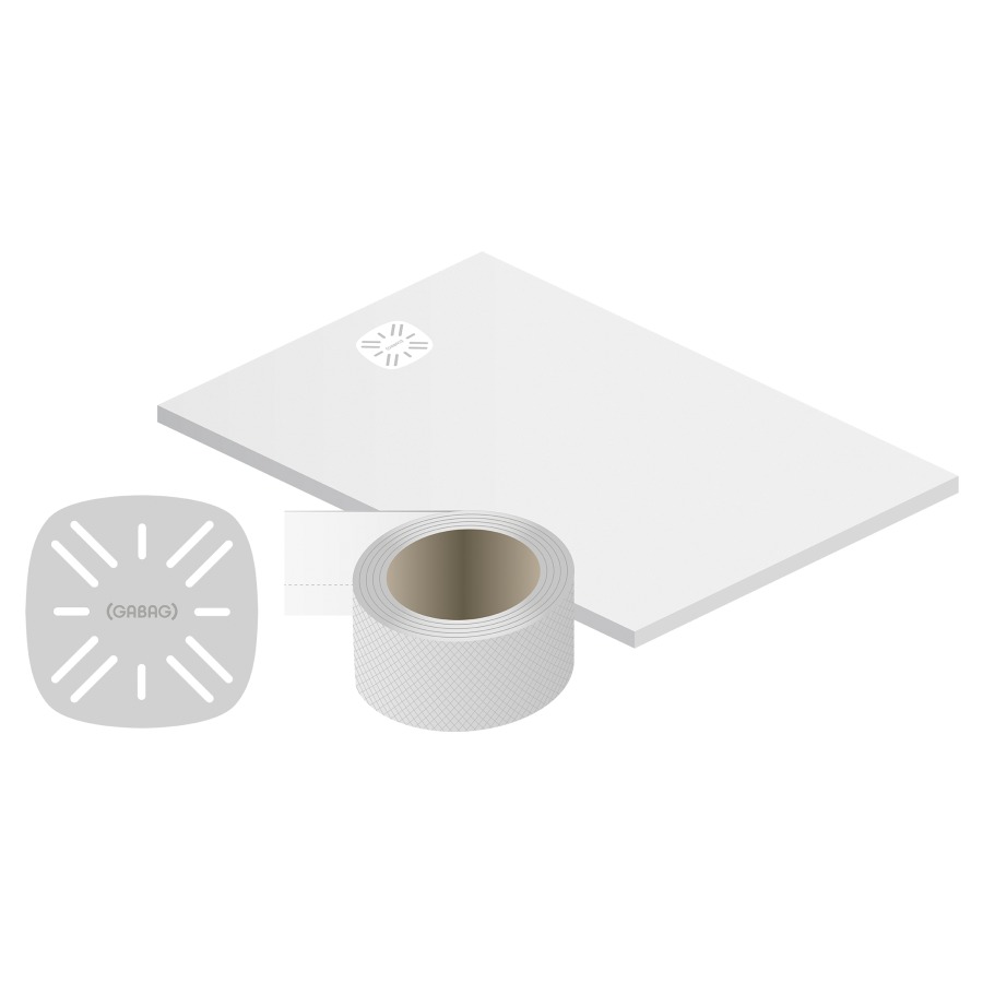 Receveur de douche Eiger, Set 2