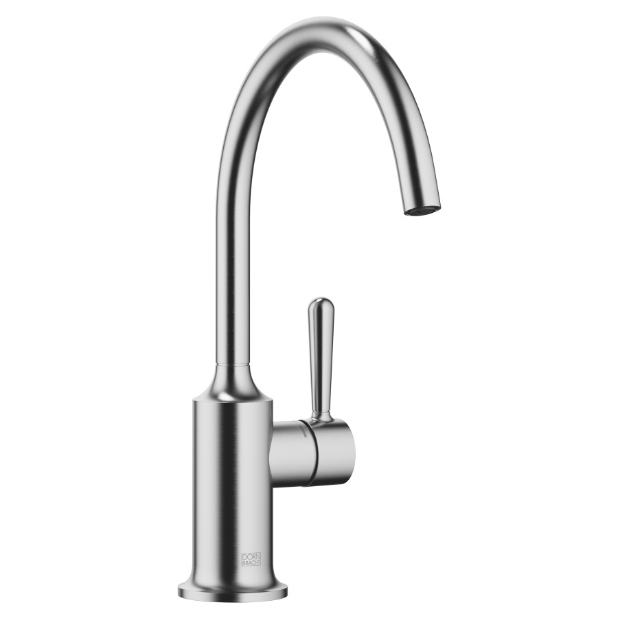 Mélangeur d'évier VAIA 
saillie 202 mm
goulot orientable 360°
débit 7 (L/min)
inverseur automatique
sans garniture 100 590
