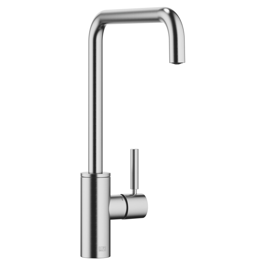 Mélangeur d'évier Meta Square 
saillie 235 mm
goulot orientable 360°
débit 8 (L/min)