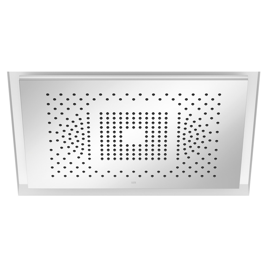 Douche au plafond Serenity Sky
60 x 12 x 42 cm
2 types de jets
Purify Rain, débit 10 (L/min)
Full Rain, débit 14 (L/min)
système anticalcaire
sans corps à encastrer 100 679