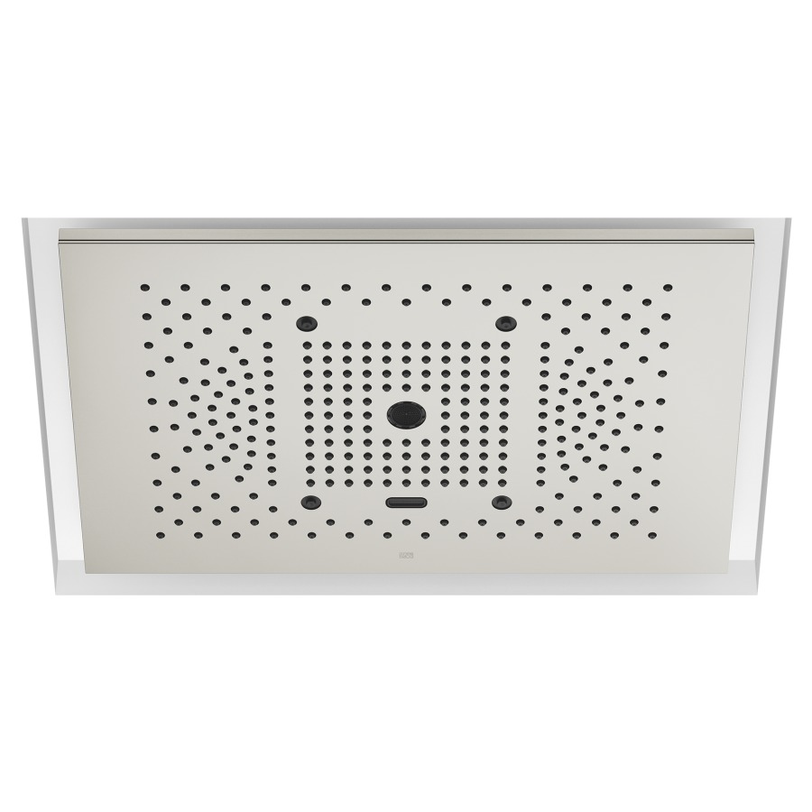 Douche au plafond Serenity Sky+
60 x 12 x 42 cm
5&nbsp;types de jets
Purify Rain, débit 10 (L/min)
Full Rain, débit 14 (L/min)
Laminar Flow, débit 10 (L/min)
Aquapressure Flow, débit 9.4 (L/min)
Cool Mist, débit 1 (L/min)
système anticalcaire
sans corps à encastrer 100 681