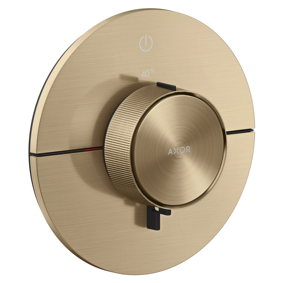 Thermostat ShowerSelect ID UP
rond D 15.5 cm, 1&nbsp;raccordements, poussoir-select
soupape Start/Stop pour la commande des consommateurs, débit 20.3 (L/min) maximum
sans corps à encastrer 757049
groupe acoustique&nbsp;I