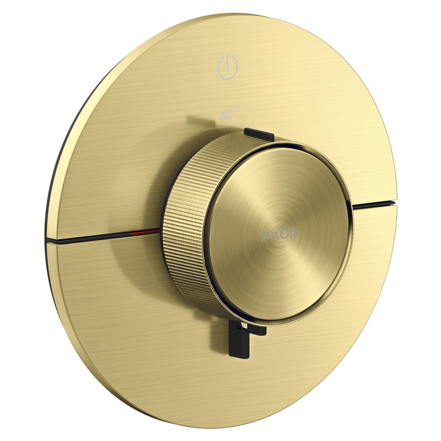 Thermostat ShowerSelect ID UP
rond D 15.5 cm, 1&nbsp;raccordements, poussoir-select
soupape Start/Stop pour la commande des consommateurs, débit 20.3 (L/min) maximum
sans corps à encastrer 757049
groupe acoustique&nbsp;I