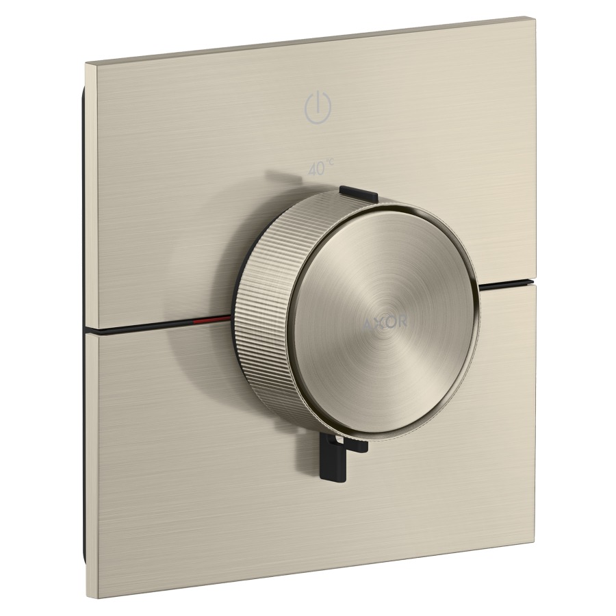 Thermostat ShowerSelect ID UP
anguleux 15.5 x 15.5 cm, 1&nbsp;raccordements
poussoir-select, soupape Start/Stop pour la commande des consommateurs
débit 20.3 (L/min) maximum
sans corps à encastrer 757049
groupe acoustique&nbsp;I