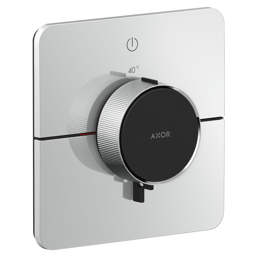 Thermostat ShowerSelect ID UP
softsquare 15.5 x 15.5 cm, 1&nbsp;raccordements
poussoir-select, soupape Start/Stop pour la commande des consommateurs
débit 20.3 (L/min) maximum
sans corps à encastrer 757049
groupe acoustique&nbsp;I