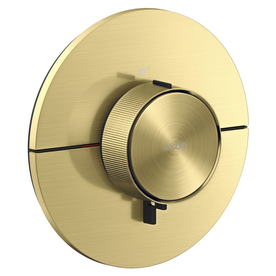 Thermostat ShowerSelect ID UP HighFlow
rond D 15.5 cm, contrôle de la 
température et du débit
débit 24 (L/min) maximum
débit sortie supérieure 24 (L/min)
sortie inférieure 23 (L/min)
sans corps à encastrer 757049
groupe acoustique&nbsp;I