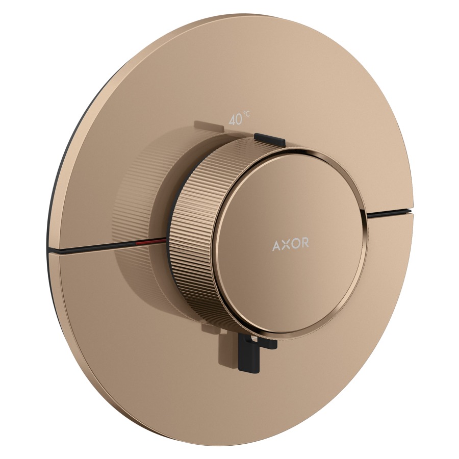 Thermostat ShowerSelect ID UP HighFlow
rond D 15.5 cm, contrôle de la 
température et du débit
débit 24 (L/min) maximum
débit sortie supérieure 24 (L/min)
sortie inférieure 23 (L/min)
sans corps à encastrer 757049
groupe acoustique&nbsp;I