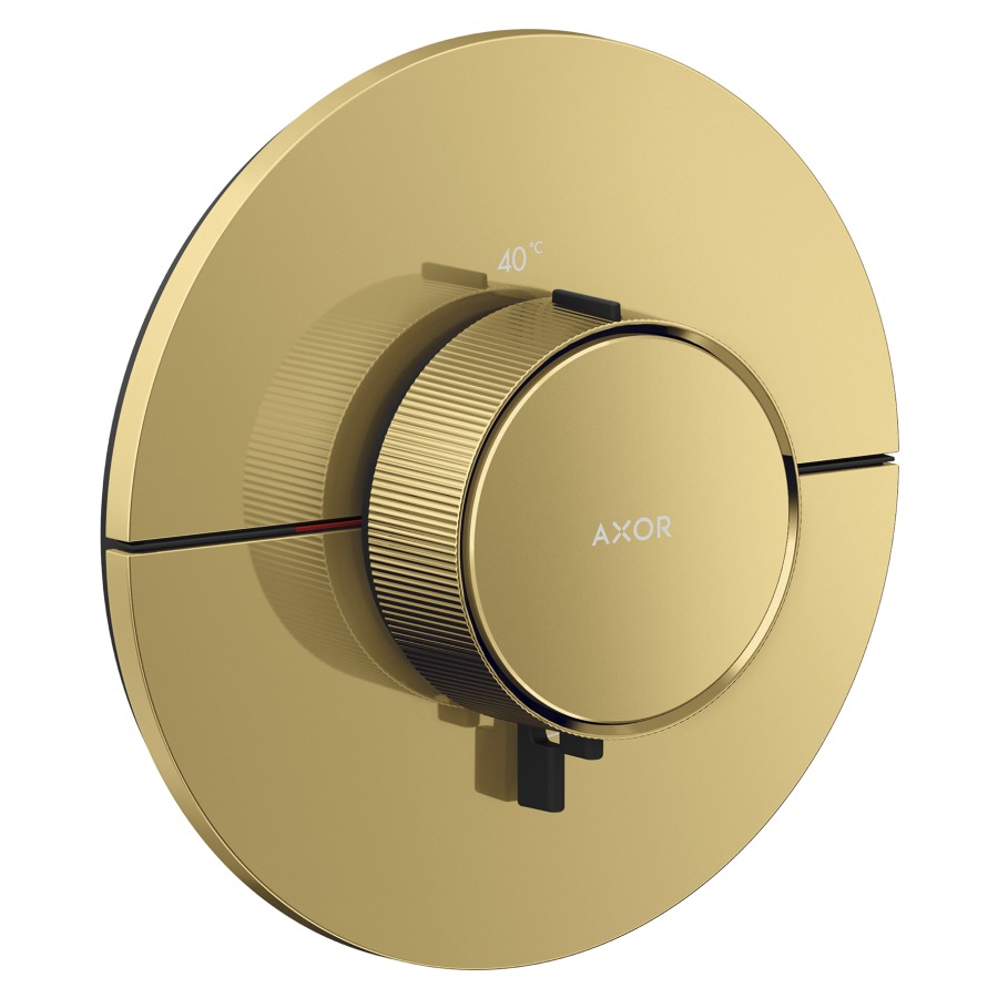 Thermostat ShowerSelect ID UP HighFlow
rond D 15.5 cm, contrôle de la 
température et du débit
débit 24 (L/min) maximum
débit sortie supérieure 24 (L/min)
sortie inférieure 23 (L/min)
sans corps à encastrer 757049
groupe acoustique&nbsp;I