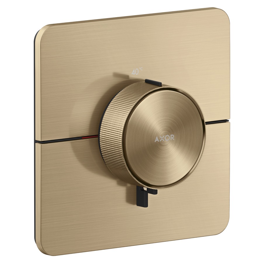 Thermostat ShowerSelect ID UP HighFlow
softsquare 15.5 x  15.5 cm, contrôle 
de la température et du débit
débit 24 (L/min) maximum
débit sortie supérieure 24 (L/min)
sortie inférieure 23 (L/min)
sans corps à encastrer 757049
groupe acoustique&nbsp;I