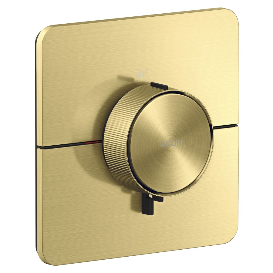 Thermostat ShowerSelect ID UP HighFlow
softsquare 15.5 x  15.5 cm, contrôle 
de la température et du débit
débit 24 (L/min) maximum
débit sortie supérieure 24 (L/min)
sortie inférieure 23 (L/min)
sans corps à encastrer 757049
groupe acoustique&nbsp;I