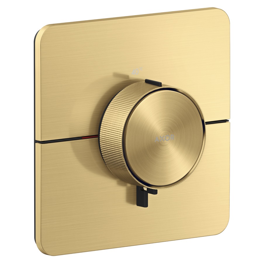 Thermostat ShowerSelect ID UP HighFlow
softsquare 15.5 x  15.5 cm, contrôle 
de la température et du débit
débit 24 (L/min) maximum
débit sortie supérieure 24 (L/min)
sortie inférieure 23 (L/min)
sans corps à encastrer 757049
groupe acoustique&nbsp;I