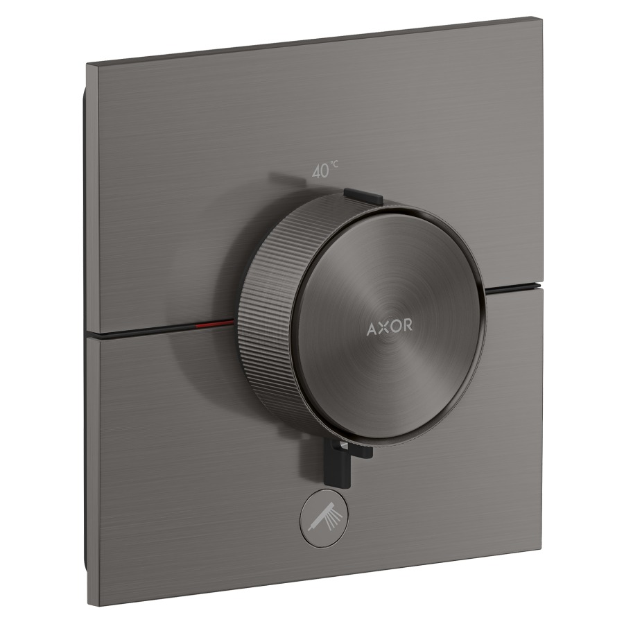 Thermostat ShowerSelect ID UP HighFlow
anguleux 15.5 x  15.5 cm, 1&nbsp;raccordements
et 1 sortie supplémentaire
poussoir-select, soupape Start/Stop pour 
la commande des consommateurs
débit 32.8 (L/min) maximum
débit sortie supérieure 23 (L/min)
sortie inférieure 23 (L/min)
sans corps à encastrer 757049
groupe acoustique&nbsp;I