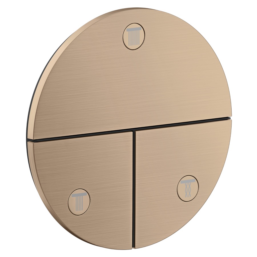 Soupape d'inversion ShowerSelect ID UP
rond D 15.5 cm, 3&nbsp;raccordements
poussoir-select, soupape Start/Stop pour la commande des consommateurs
maximum débit 32 (L/min)
débit sortie supérieure 26 (L/min)
à gauche et à droite 26 (L/min)
sans corps à encastrer 757049
groupe acoustique&nbsp;I