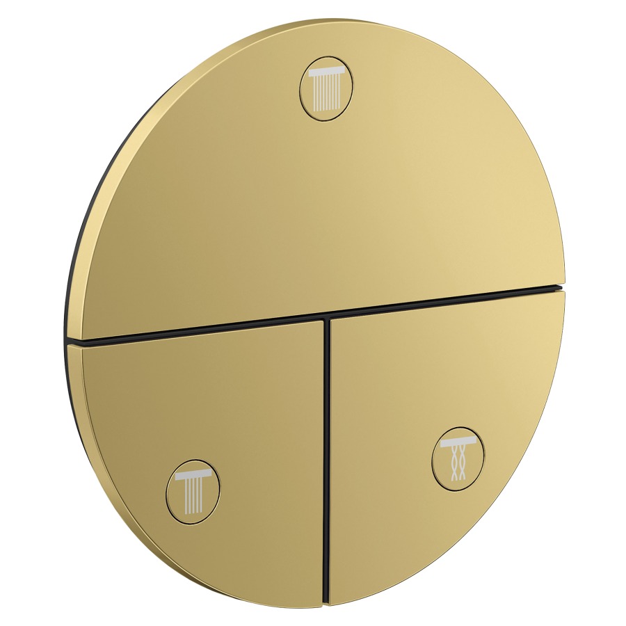 Soupape d'inversion ShowerSelect ID UP
rond D 15.5 cm, 3&nbsp;raccordements
poussoir-select, soupape Start/Stop pour la commande des consommateurs
maximum débit 32 (L/min)
débit sortie supérieure 26 (L/min)
à gauche et à droite 26 (L/min)
sans corps à encastrer 757049
groupe acoustique&nbsp;I