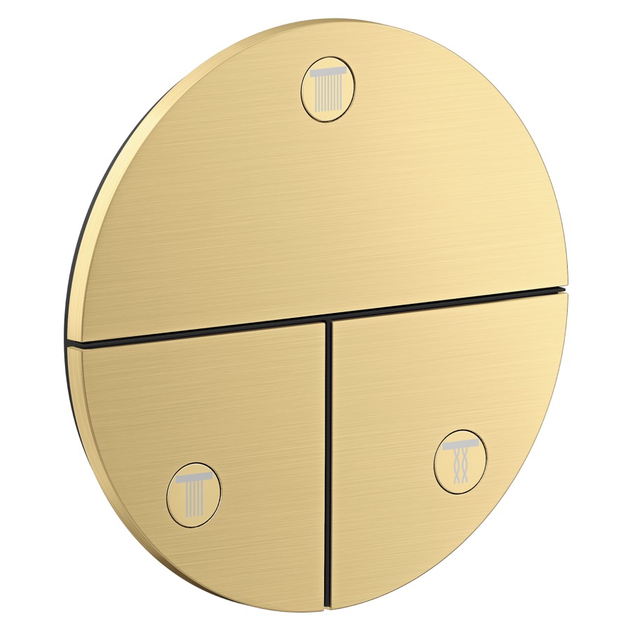 Soupape d'inversion ShowerSelect ID UP
rond D 15.5 cm, 3&nbsp;raccordements
poussoir-select, soupape Start/Stop pour la commande des consommateurs
maximum débit 32 (L/min)
débit sortie supérieure 26 (L/min)
à gauche et à droite 26 (L/min)
sans corps à encastrer 757049
groupe acoustique&nbsp;I