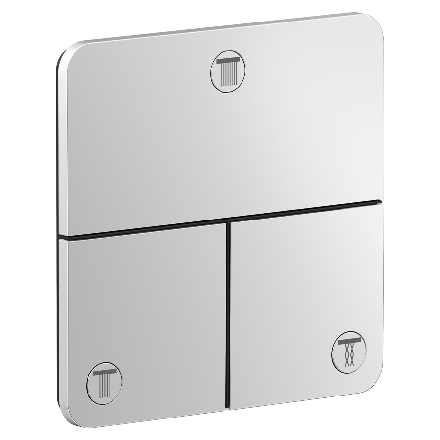 Soupape d'inversion ShowerSelect ID UP
softsquare 15.5 x 15.5 cm, 3&nbsp;raccordements
poussoir-select, soupape Start/Stop pour la commande des consommateurs
maximum débit 32 (L/min)
débit sortie supérieure 26 (L/min)
à gauche et à droite 26 (L/min)
sans corps à encastrer 757049
groupe acoustique&nbsp;I