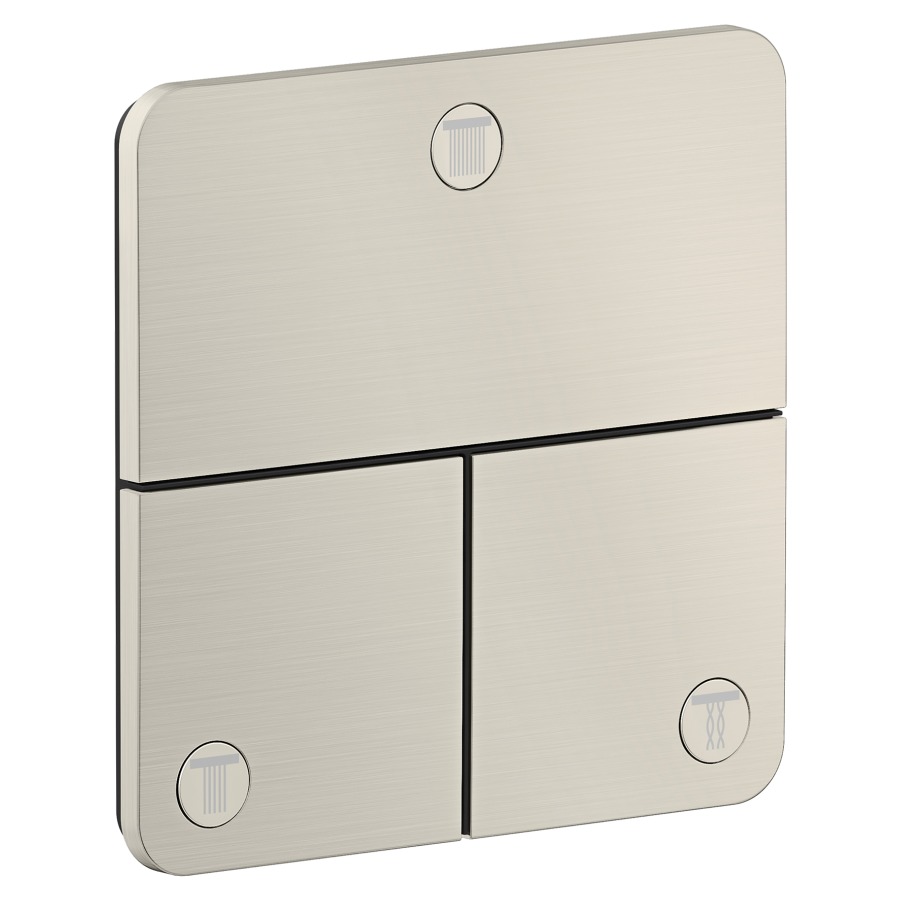 Soupape d'inversion ShowerSelect ID UP
softsquare 15.5 x 15.5 cm, 3&nbsp;raccordements
poussoir-select, soupape Start/Stop pour la commande des consommateurs
maximum débit 32 (L/min)
débit sortie supérieure 26 (L/min)
à gauche et à droite 26 (L/min)
sans corps à encastrer 757049
groupe acoustique&nbsp;I