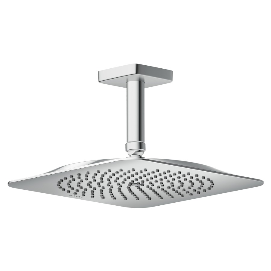 Douche au plafond Citterio C
27 x 27 cm
1jet PowderRain, longueur de raccordement 
au plafond 10 cm, débit 11 (L/min)
groupe acoustique&nbsp;II