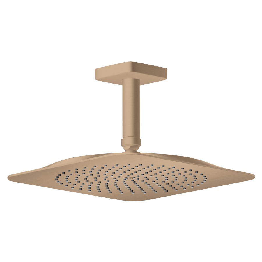 Douche au plafond Citterio C
27 x 27 cm
1jet PowderRain, longueur de raccordement 
au plafond 10 cm, débit 11 (L/min)
groupe acoustique&nbsp;II