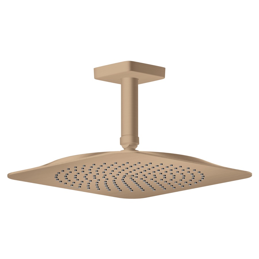 Douche au plafond Citterio C
27 x 27 cm, EcoSmart+
1jet PowderRain, longueur de raccordement 
au plafond 10 cm, débit 6.5 (L/min)
groupe acoustique&nbsp;II