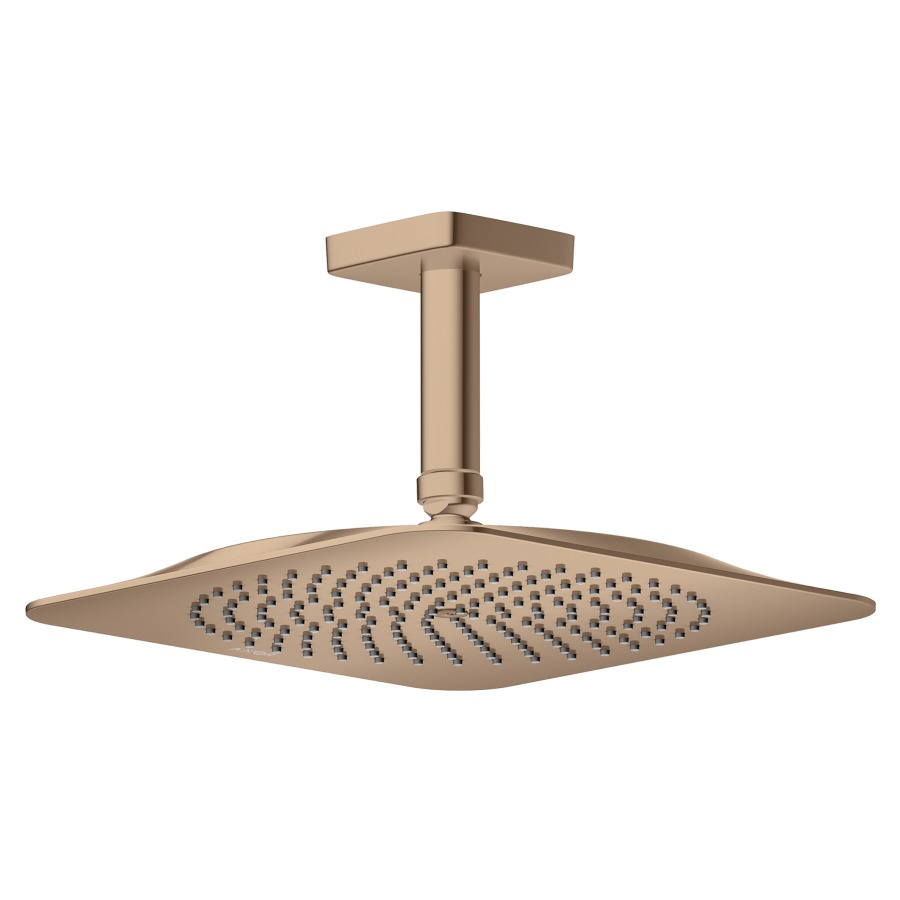 Douche au plafond Citterio C
27 x 27 cm, EcoSmart+
1jet PowderRain, longueur de raccordement 
au plafond 10 cm, débit 6.5 (L/min)
groupe acoustique&nbsp;II