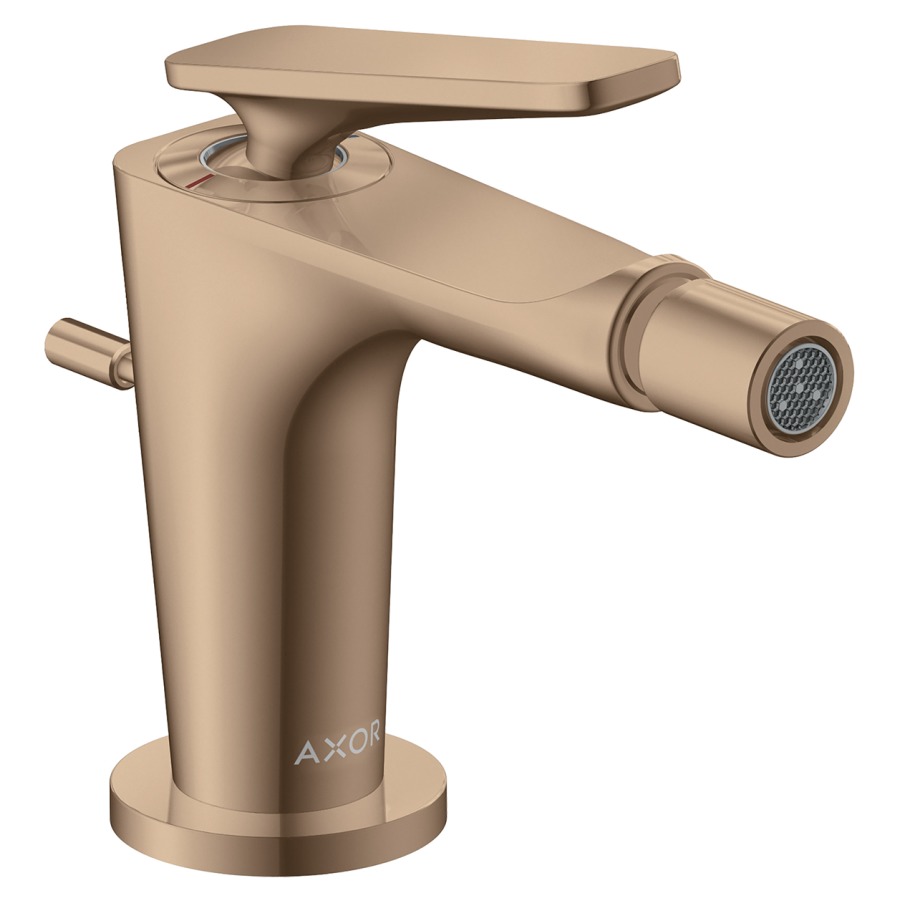 Mélangeur de bidet Citterio C
saillie 113 mm, goulot fixe
buse orientable, avec vidage excentrique 
débit 7.5 (L/min)
groupe acoustique&nbsp;II