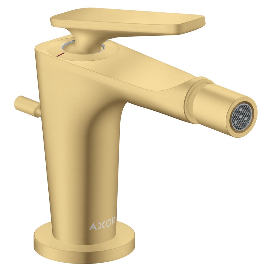 Mélangeur de bidet Citterio C
saillie 113 mm, goulot fixe
buse orientable, avec vidage excentrique 
débit 7.5 (L/min)
groupe acoustique&nbsp;II