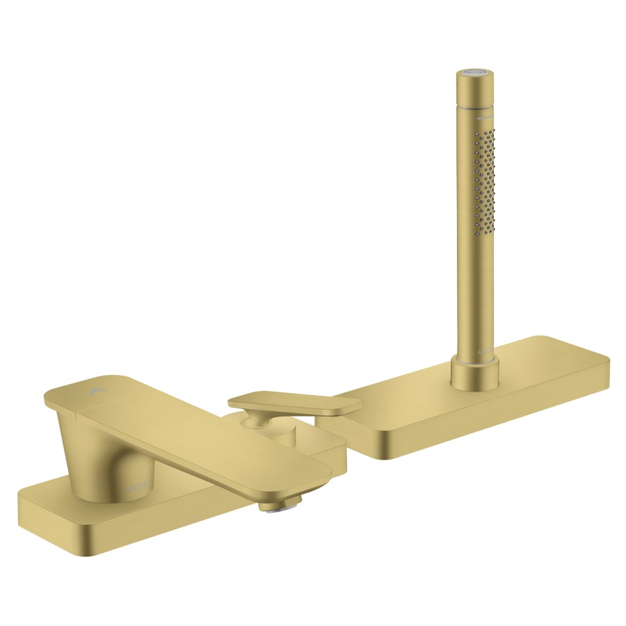 Garniture de remplissage Citterio C
goulot pour gorge de baignoire saillie 155 mm
3 trous, mélangeur, douche à main  jet 
Rain, MonoRain, débit 20 (L/min) maximum
débit goulot de baignoire 20 (L/min)
débit douche à main 10.6 (L/min)
sans corps à encastrer 757020
groupe acoustique&nbsp;II