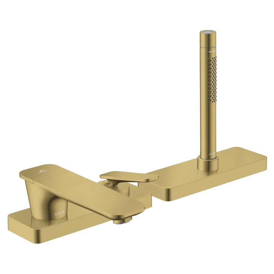 Garniture de remplissage Citterio C
goulot pour gorge de baignoire saillie 155 mm
3 trous, mélangeur, douche à main  jet 
Rain, MonoRain, débit 20 (L/min) maximum
débit goulot de baignoire 20 (L/min)
débit douche à main 10.6 (L/min)
sans corps à encastrer 757020
groupe acoustique&nbsp;II