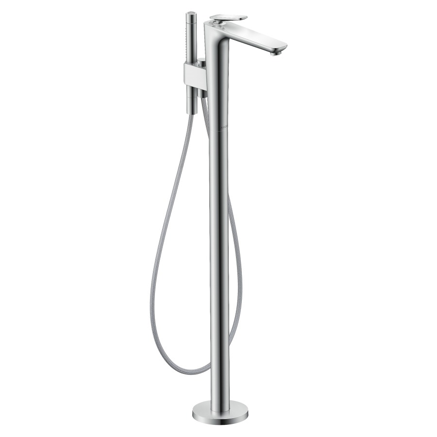 Mélangeur de bain Citterio C
saillie 194 mm, goulot fixe
H jusqu'à aérateur 827-907 mm
avec colonne pour montage à pose libre 
douche à main jet Rain, MonoRain 
débit 23.4 (L/min) maximum
débit goulot de baignoire 23.4 (L/min)
débit douche à main 13.3 (L/min)
sans corps à encastrer 758415
groupe acoustique&nbsp;II