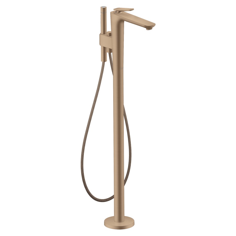 Mélangeur de bain Citterio C
saillie 194 mm, goulot fixe
H jusqu'à aérateur 827-907 mm
avec colonne pour montage à pose libre 
douche à main jet Rain, MonoRain 
débit 23.4 (L/min) maximum
débit goulot de baignoire 23.4 (L/min)
débit douche à main 13.3 (L/min)
sans corps à encastrer 758415
groupe acoustique&nbsp;II