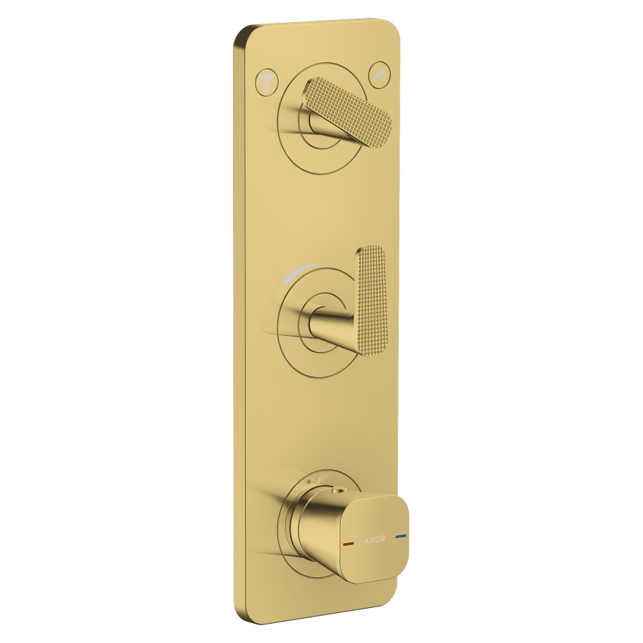 Thermostatmodul Citterio C UP - Cubic cut
12 x 38 cm, 2 Verbraucher
maximale Durchflussmenge 42 (L/min)
Durchflussmenge oberer Abgang 42 (L/min)
unterer Abgang 40 (L/min)
ohne Einbaukörper 758155
Geräuschgruppe II