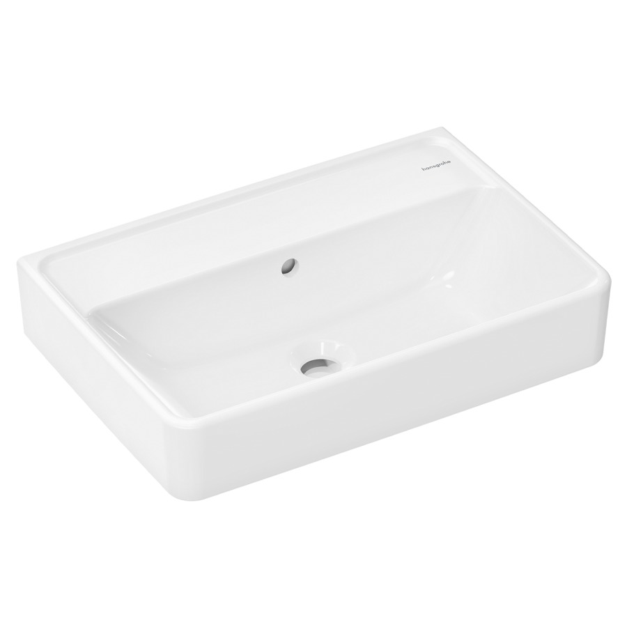 Lavabo Xanuia Q Compact
55 x 11.5 x 37 cm, Céramique
avec trop-plein, sans soupape d’écoulement