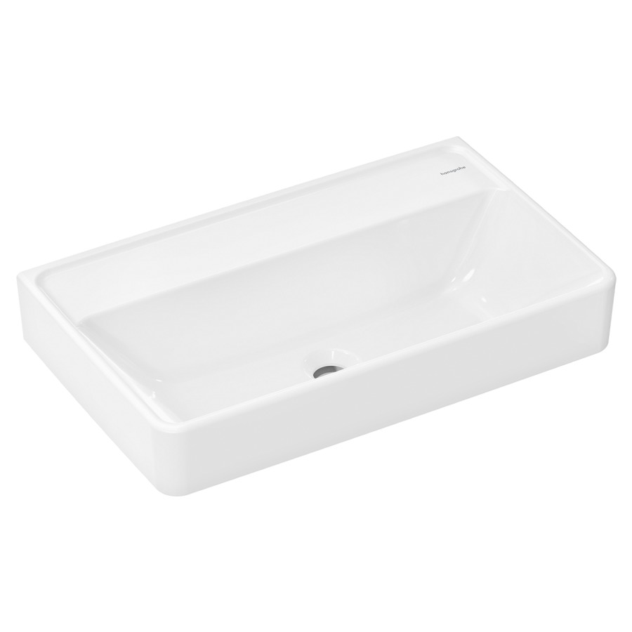 Lavabo Xanuia Q Compact
55 x 11.5 x 37 cm, Céramique
sans trop-plein, sans soupape d’écoulement