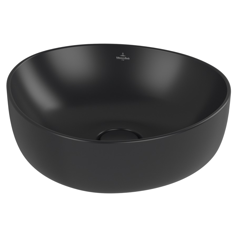 Lavabo à poser Antao
40 x 14.5 x 39.5 cm
TitanCeram, forme spéciale
avec garniture d’écoulement non verrouillable
sans trop-plein, avec matériel de fixation