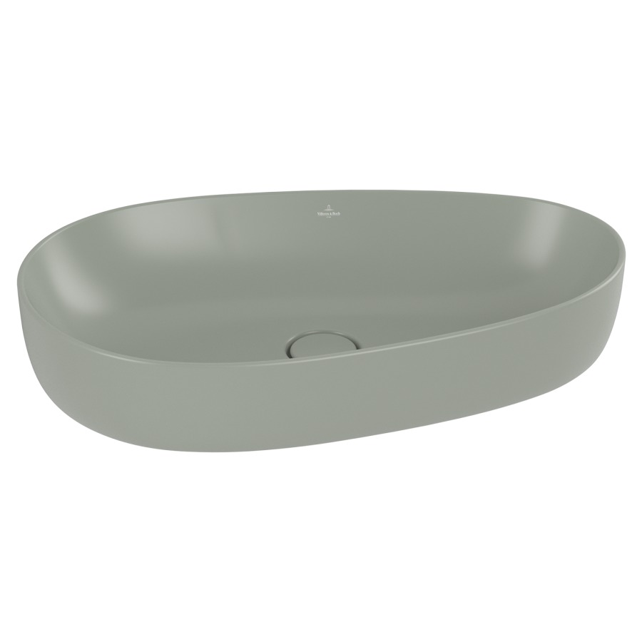 Lavabo à poser Antao
65 x 14.6 x 40 cm
TitanCeram, forme spéciale
avec garniture d’écoulement non verrouillable
sans trop-plein, avec matériel de fixation